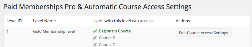 course-integration