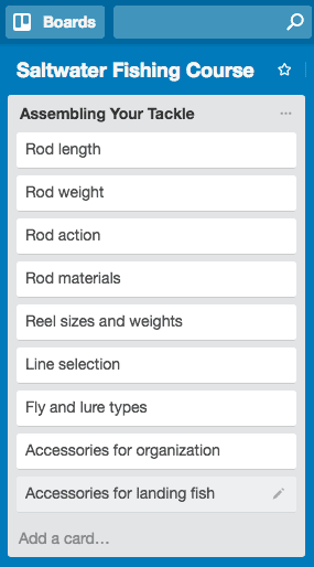 How to Create a Course Outline Trello Board