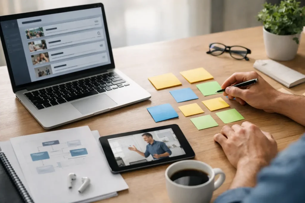 How to Organize Online Course Modules Well