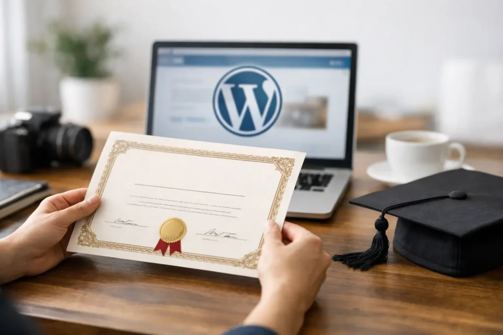 WordPress Course Completion Certificates That Work