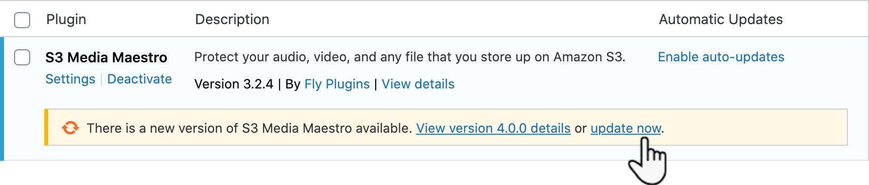 Screenshot 1: How Do I Update S3 Media Maestro