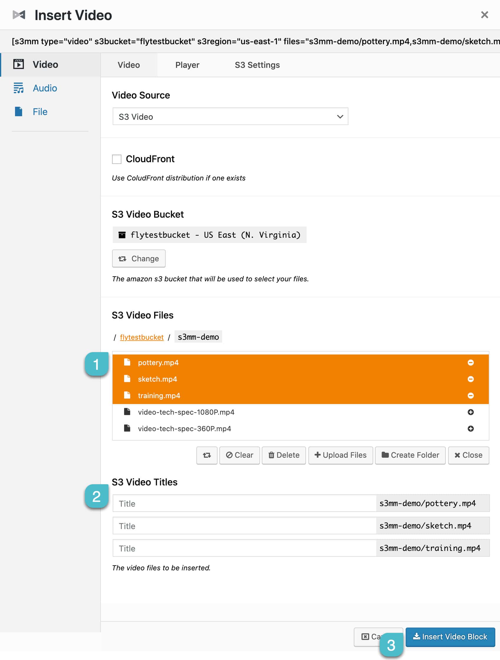 Screenshot 1: Playlists