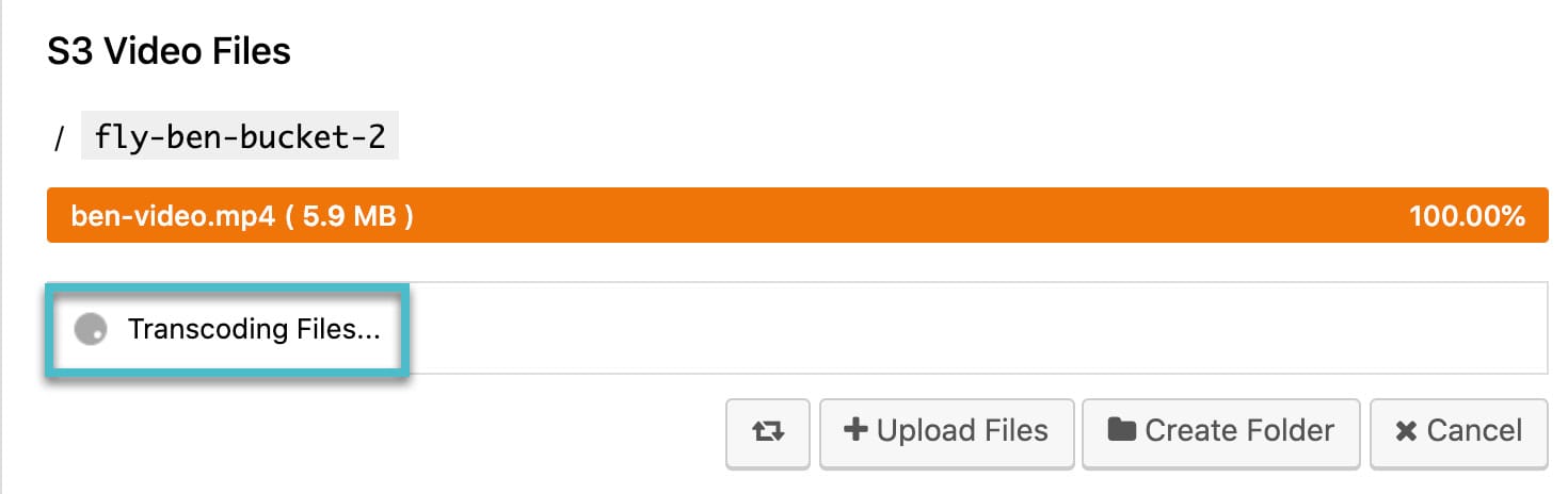 Screenshot 3: How to transcode videos