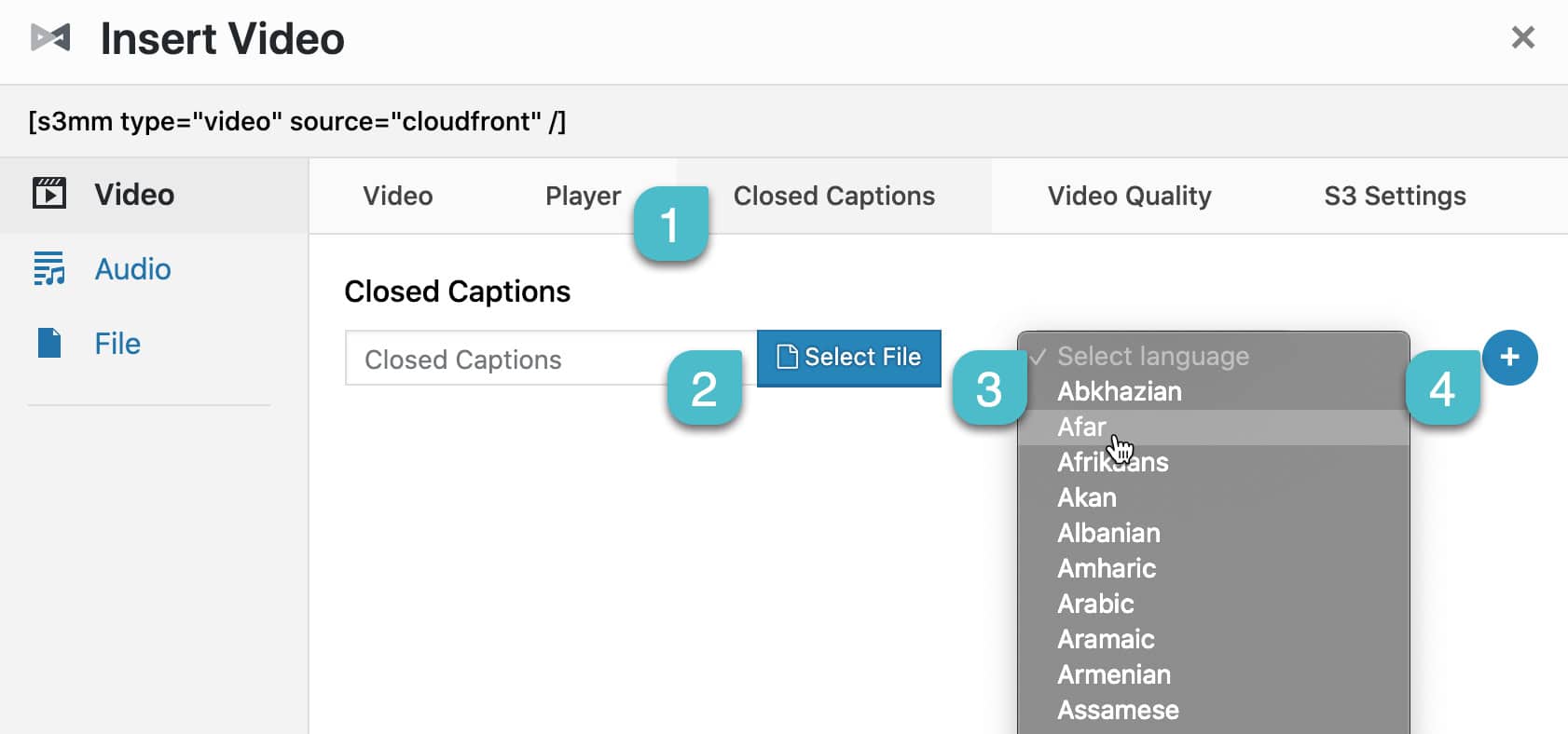 Screenshot 1: How to use closed captioning