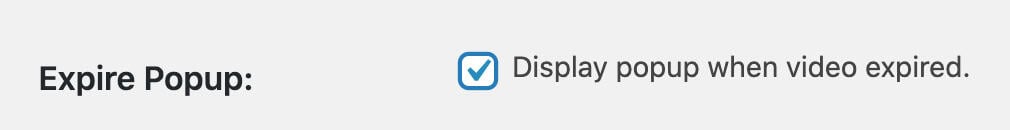 Screenshot 1: How to setup an expiry popup message for expired media