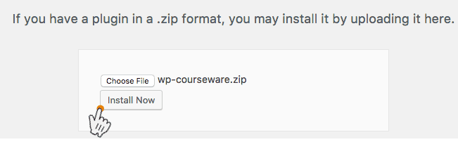 Screenshot 2: How do I install and register WP Courseware on my WordPress site
