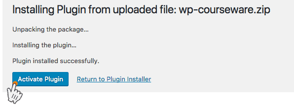 Screenshot 3: How do I install and register WP Courseware on my WordPress site