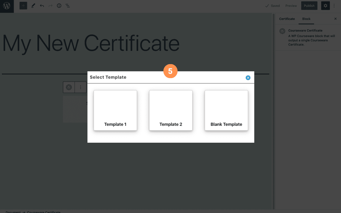 Screenshot 3: How can I generate a PDF certificate of completion